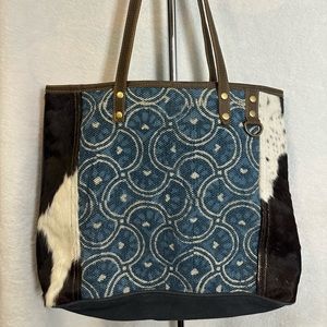 Myra Bag blue tote bag